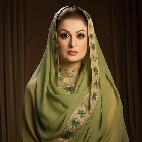 Photo 3d Du Look Magnifique De Maryam Nawaz Sharif Réalisée Avec Lia