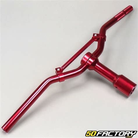 Red Street Handlebar With Nitro Stem Aerox Scooter Part