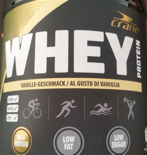 Whey Protein Vanille Geschmack Crane 1020 G