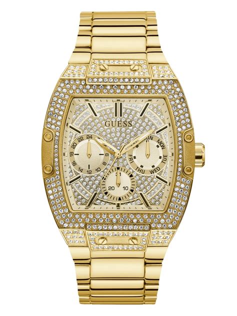 Gold Tone Multifunction Watch GUESS Canada