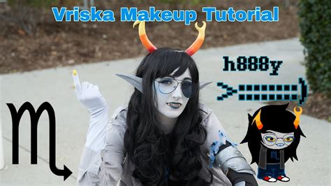 Vriska Serket Makeup Tutorial Homestuck Cosplay Youtube