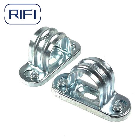 Galvanized Steel Spacer Bar Saddle For Bs 4568 Conduit Pipe Gi