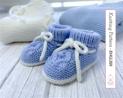 James Baby Booties Knitting Pattern 138 english Baby Shoes Knit Pattern ...