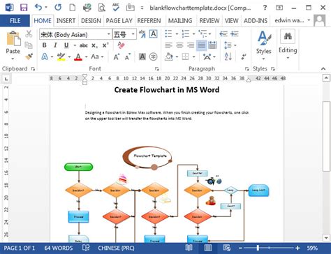 30 Microsoft Office Flowchart Templates