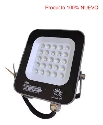 Reflector Luminario Luz Led Blanca 20w