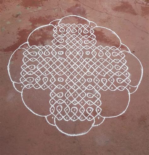 Dots Sikku Kolam Simple And Easy Mellika Muggulu Kolams Of India