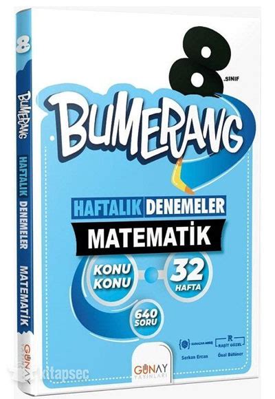 S N F Matematik Bumerang Konu Konu Haftal K Denemeler G Nay