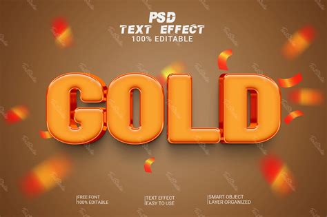 Effet De Texte D Gold Metallic Party F Te M Tallis E En Or