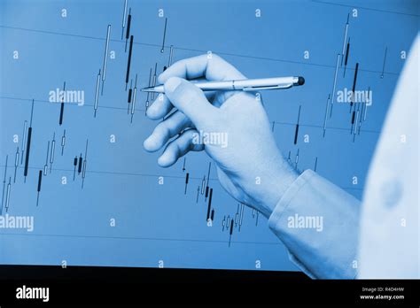 candlestick chart analysis Stock Photo - Alamy