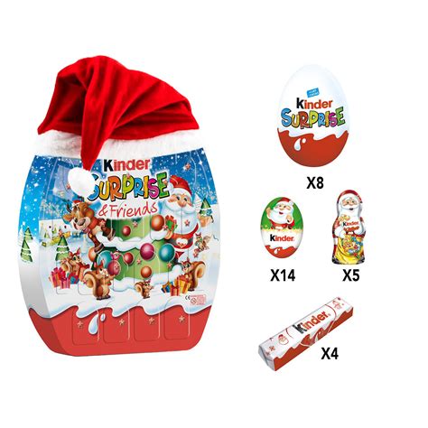 Calendrier de l'Avent chocolat au lait Kinder Surprise & Friends KINDER ...