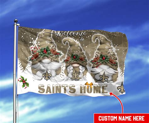 New Orleans Saints Christmas Personalized Flag Bgflag Sportique