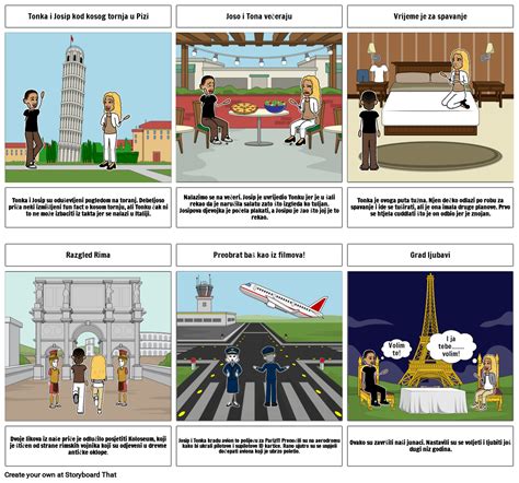 Putovanje U Italiju Storyboard Par Aec