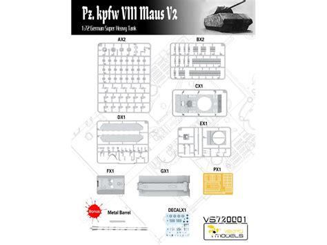 Vespid Models Maquette Militaire Vs Panzerkampfwagen Viii Maus V