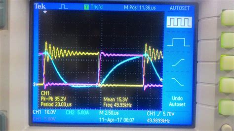 Power Drain To Source Current Waveform On Mosfet Is Slow Electrical