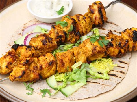 Brochettes De Poulet Tandoori Recette De Brochettes De Poulet Tandoori