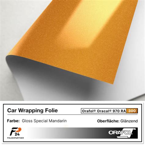 Oracal Ra Gloss Special Mandarin Car Wrap Autofolie