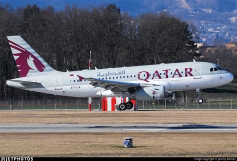 A7 CJA Airbus A319 133 LR Qatar Airways Jeremy Denton JetPhotos