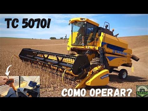 Como Operar A New Holland Tc Na Colheita De Soja Chegou Chuva