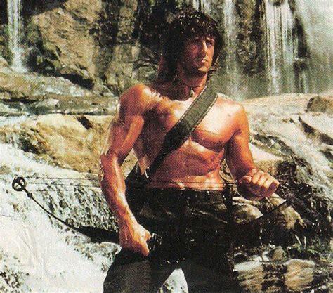 Ss Sylvester Stallone Rambo First Blood Part Ii Movie Photo