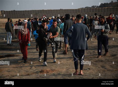 Gaza Gaza Palästina 9 Nov 2018 Auseinandersetzungen zwischen