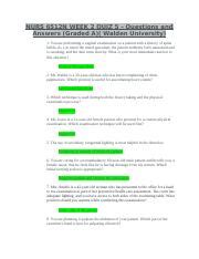 NURS 6512N WEEK 2 QUIZ 5 Walden University Docx NURS 6512N WEEK 2