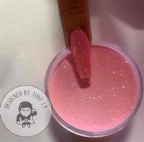 Acrylic Powder By Tony Ly Pink Sparkle Missu America