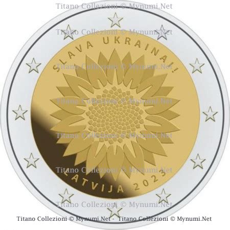 Euro Lettonie Tournesol Ukrainien Gloire L Ukraine Unc