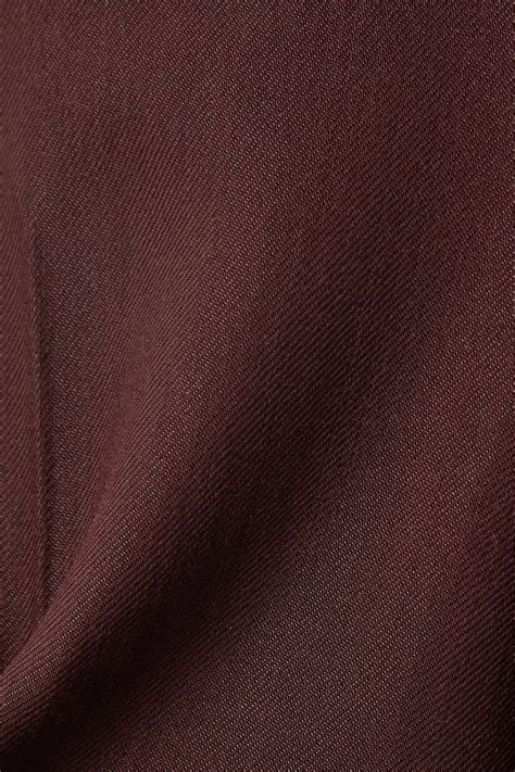 The Row Randa Pleated Wide Leg Pants In Burgundy Modesens