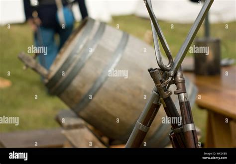 Rifles in a Union Army Camp Stock Photo - Alamy