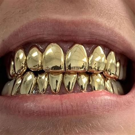 K Solid Gold Top Bottom Gold Teeth Master