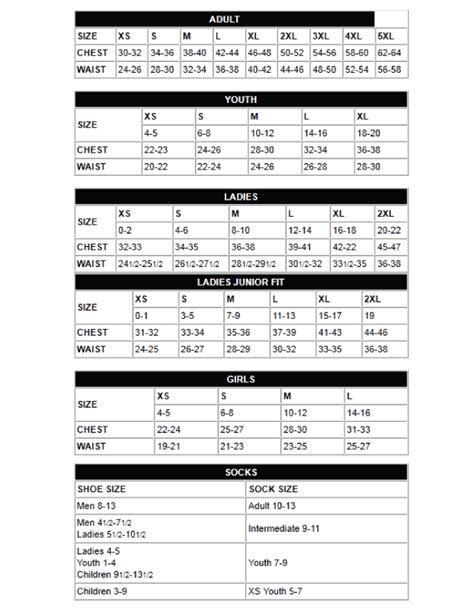 Youth Soccer Shorts Size Chart - Ponasa