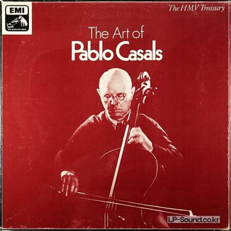 The Art Of Pablo Casals Brahms Boccherini Schumann Bach Lp