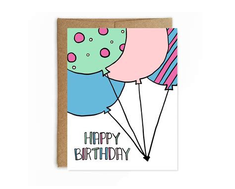 Happy Birthday Card Birthday Card Friend Birthday Card | Etsy