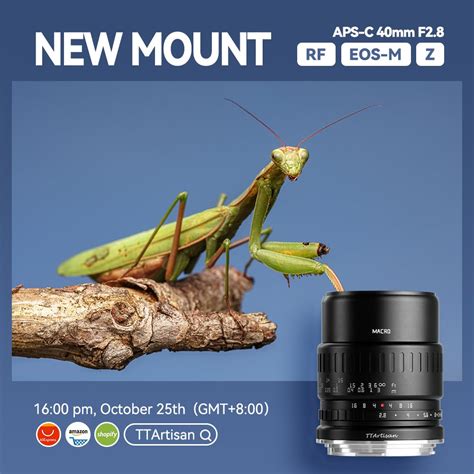 Макрообъектив TTartisan 40mm F2.8 Macro стал доступен в вариантах с ...