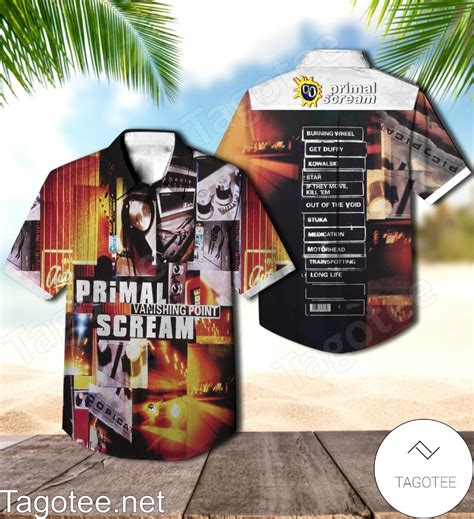 Primal Scream Vanishing Point Album Cover Hawaiian Shirt Tagotee