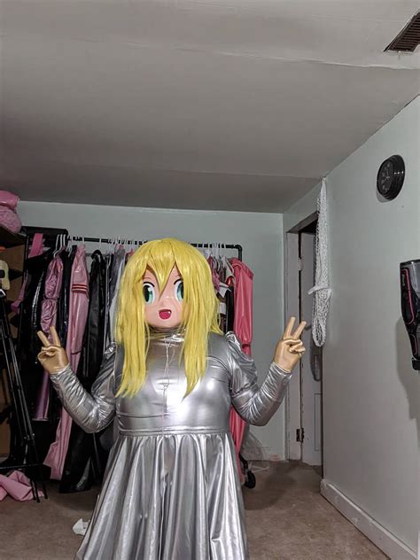 Kigurumi Roll Shiny Silver Pvc Dress 6 By Gracideaclub On Deviantart