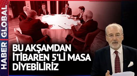 Hulki Cevizoğlu Masa Şu Saat İtibariyle 5 li Masa Haline Dönmüştür