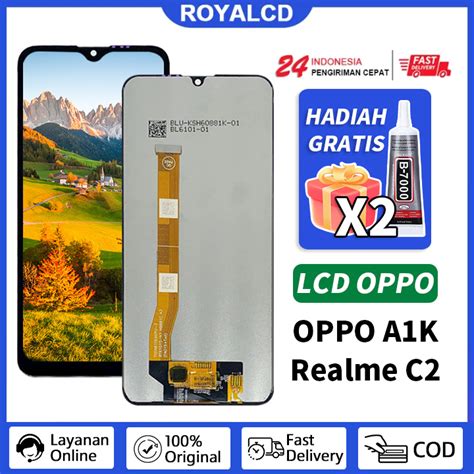 100 Diuji Lcd Oppo A1krealme C2 Fullset Touchscreen Hd Touch Screen