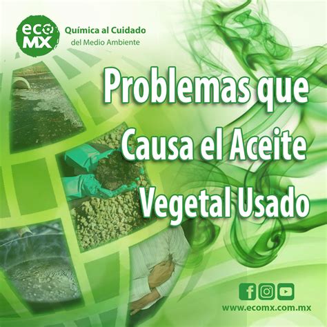 Problemas Que Causa El Aceite Vegetal Usado Ecomx Recolecci N De