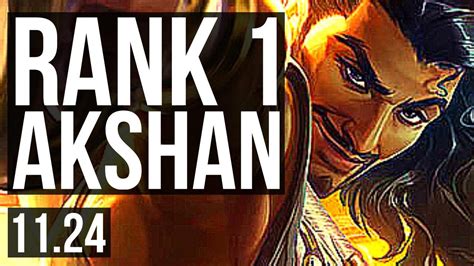 AKSHAN Vs JAYCE MID Rank 1 Akshan 65 Winrate 6 Solo Kills