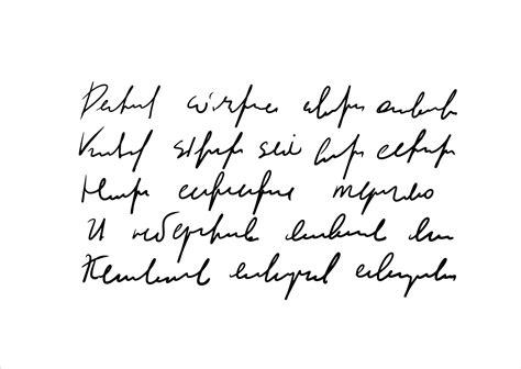 Handwritten Unreadable Text Abstract Illegible Handwriting Of