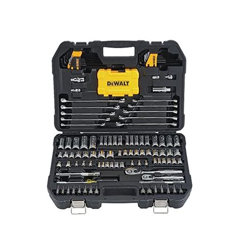 DEWALT Mechanics Tools Kit And Socket Set 142 Piece 1 4 3 8 Drive