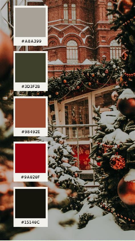 Christmas Color Palette in 2023 | Christmas color palette, Winter color ...