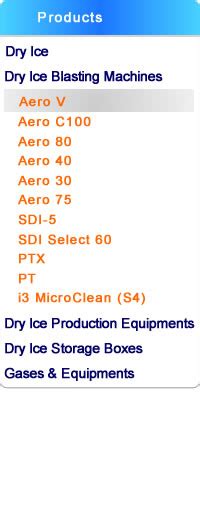 DRY ICE TECHNOLOGY CO LTD Dry Ice Blasting Machines Aero V