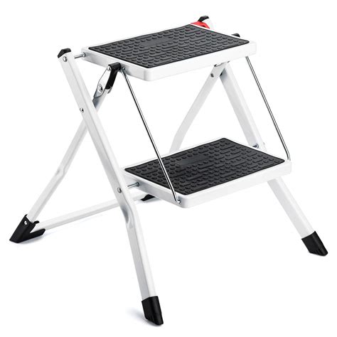 Buy ACSTEP Folding Step Stool 2 Step Ladder Heavy Duty Metal Stepping