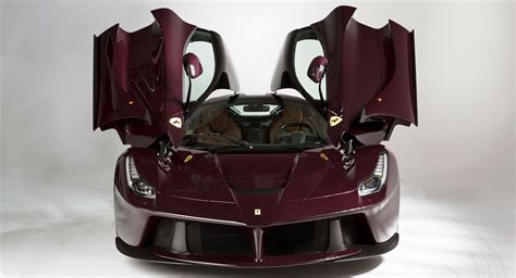 Special Order Laferrari Painted In A Deep Red Wine Finish Is An Eye