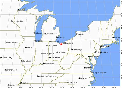 Where Is Oberlin Ohio On The Map Tourist Map Of English