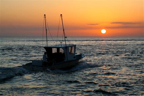 Fishing Boat Jupiter Inlet Sunrise