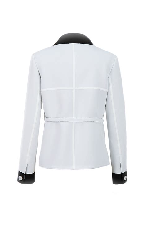 Chanel Two Color Jacket With A Belt