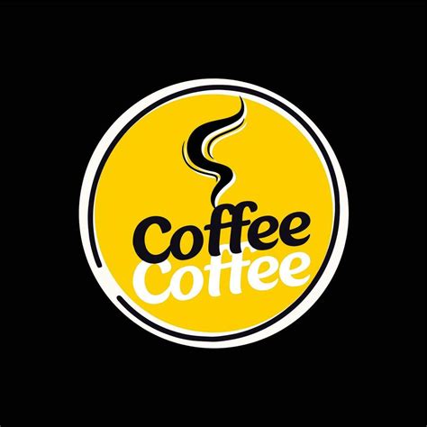 Yellow Coffee Logo Vector Graphic 35685985 Vector Art at Vecteezy